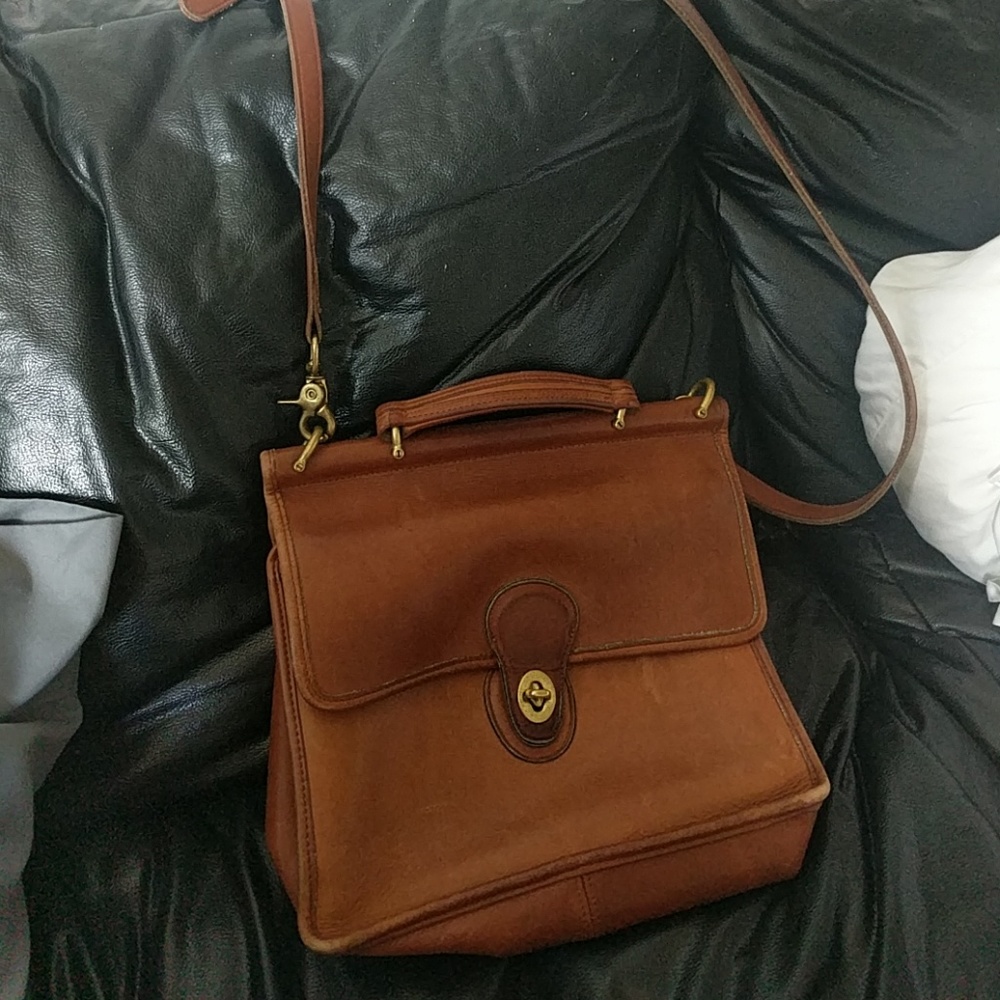 Vintage Coach Brown Crossbody